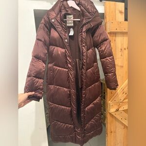 Abercrombie & Fitch Chocolate Brown Coat